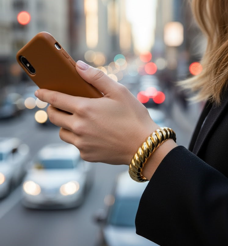 Twisted Rope Gold Bracelet