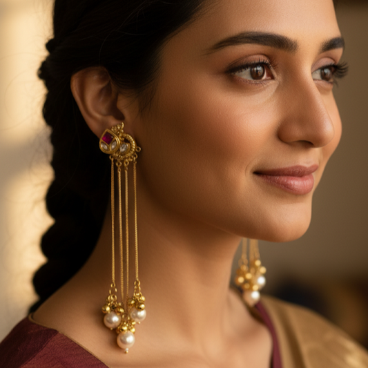 Kashmiri Jhumka Earrings